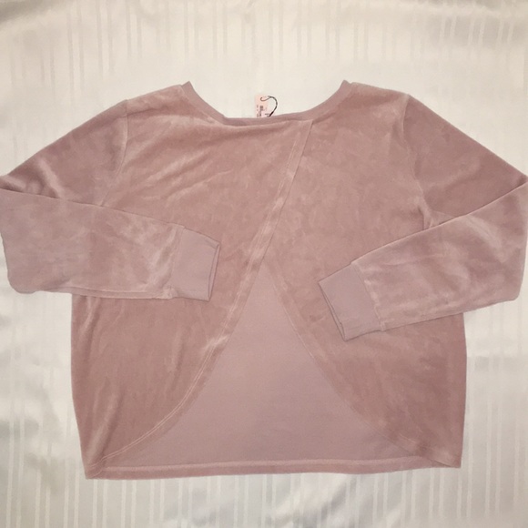 LAST TWO!! New VS Velour Split Open Back Top - Picture 5 of 8